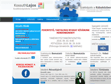 Tablet Screenshot of kossuth-csorna.hu